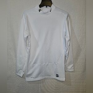 Nike Combat Dri Fit White Men's Long Sleeve Shirt